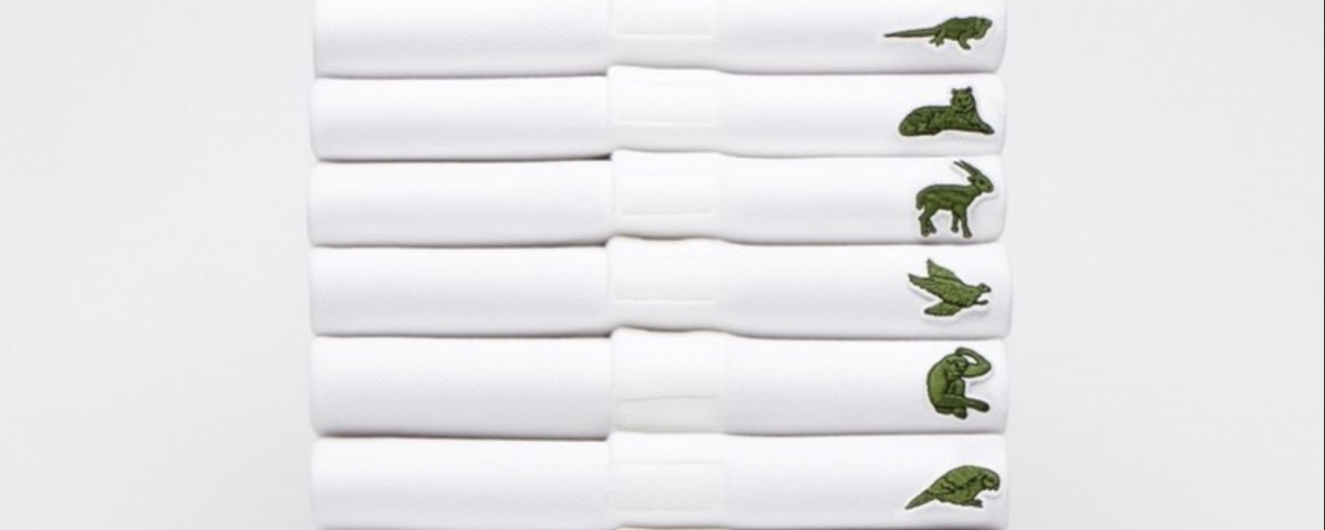 SaveOurSpecies Lacoste remplace son crocodile par des especes menacees